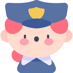 politie agent icoon