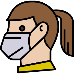 Medical mask icon