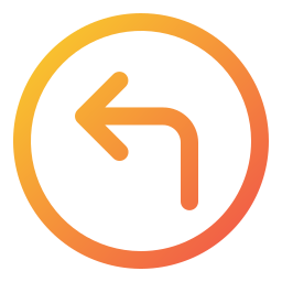 Turn left icon