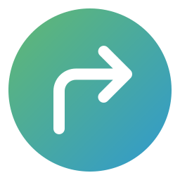 Turn right icon