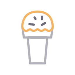 Ice cream cone icon