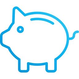 Piggy bank icon