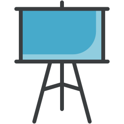 Board stand icon