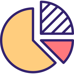 cirkeldiagram icoon