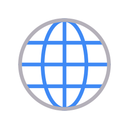 World map icon