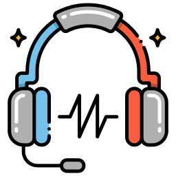cuffie audio icona