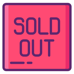 Sold out icon