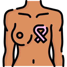 tumore al seno icona