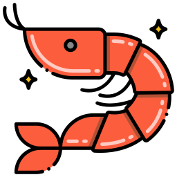 camarón icono