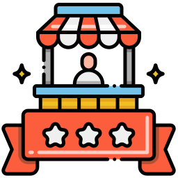 Food stall icon