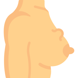 Breast lump icon