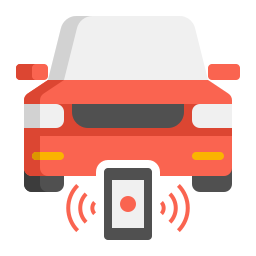 voertuig op afstand icoon