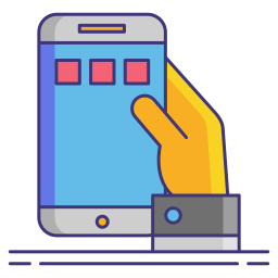 application mobile Icône