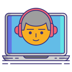asistente virtual icono