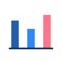 Chart graphs icon