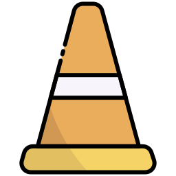 Traffic cone icon