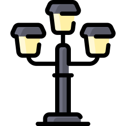 Street lamp icon