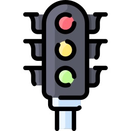 Traffic lights icon