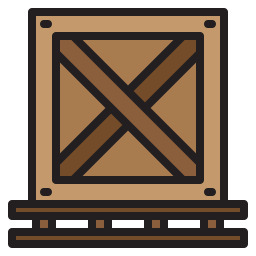 houten krat icoon