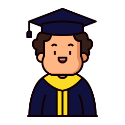 avatar de pós-graduação Ícone