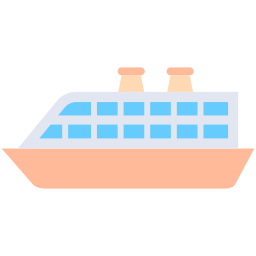 Cruise ship icon