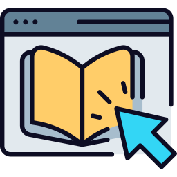 Digital book icon