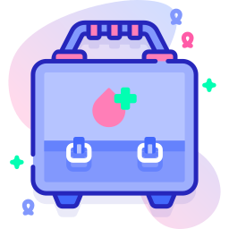 Medical box icon