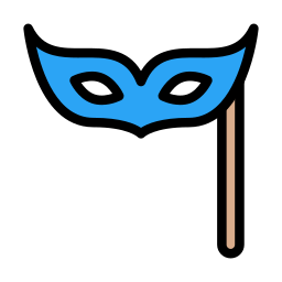 Carnival mask icon