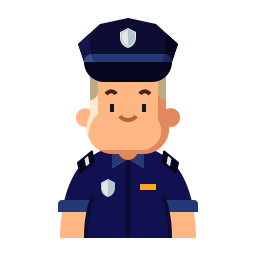 oficial de policía icono