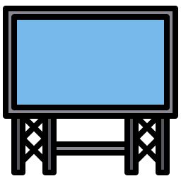 pantalla grande icono