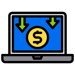 Деньги онлайн иконка