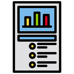 rapport d'activité Icône