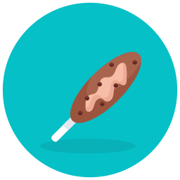 Corn dog icon