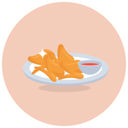 Fried chicken icon