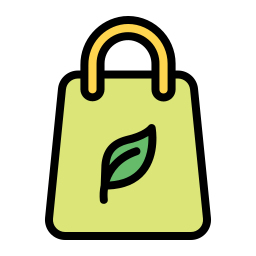 Eco bag icon