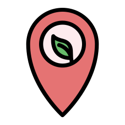 pin de ubicación icono