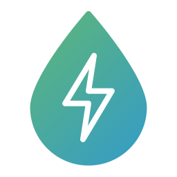 energía del agua icono