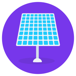 Solar panel icon