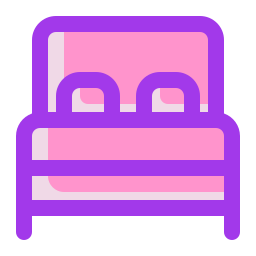 Double bed icon