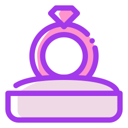 Diamond ring icon