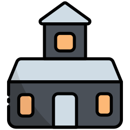 Haunted house icon