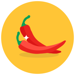 Red chili pepper icon