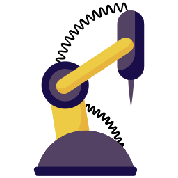 Robotic arm icon