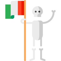 bandera de mexico icono