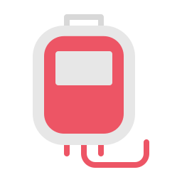 Blood bag icon