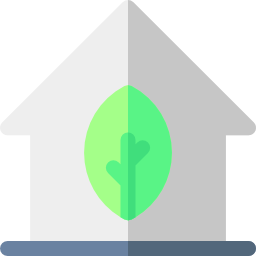 Eco house icon