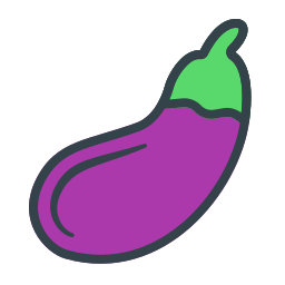 aubergine Icône