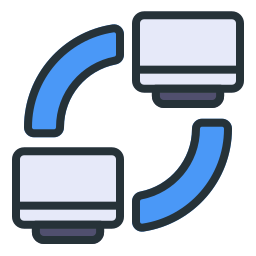 Transfer data icon