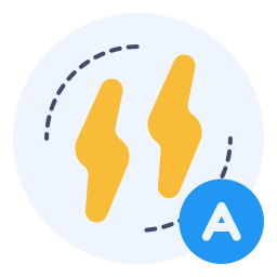 Auto flash icon