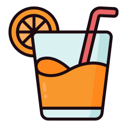 Orange juice icon